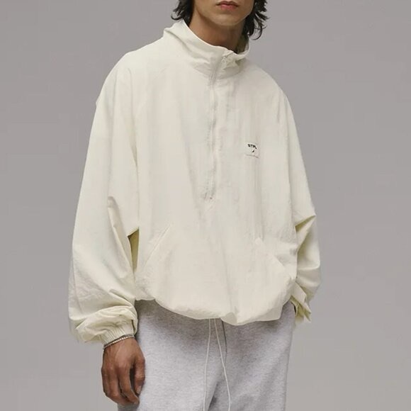 Staple Other - STPL Staple Pigeon Men's Cream Windbreaker Jacket NWT